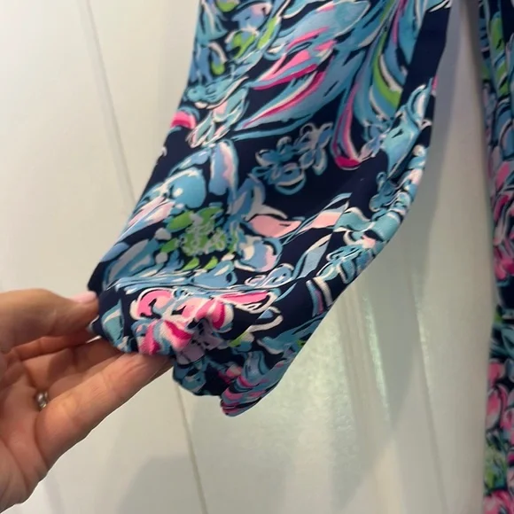 Lilly Pulitzer Floral Long Sleeve Dress - Picture 3 of 4
